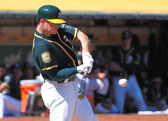 MLB: Los Angeles Angels at Oakland Athletics