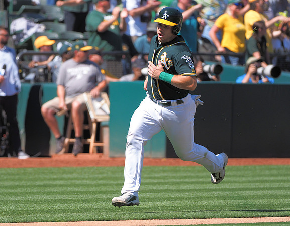 MLB: Los Angeles Angels at Oakland Athletics