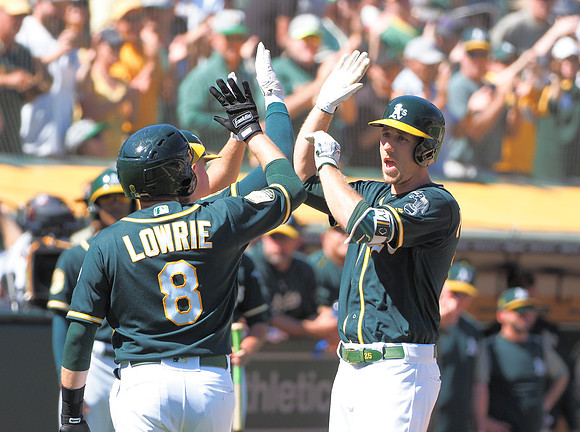 MLB: Los Angeles Angels at Oakland Athletics