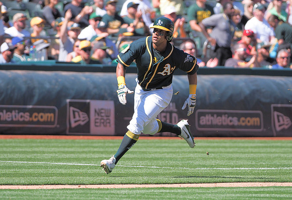 MLB: Los Angeles Angels at Oakland Athletics