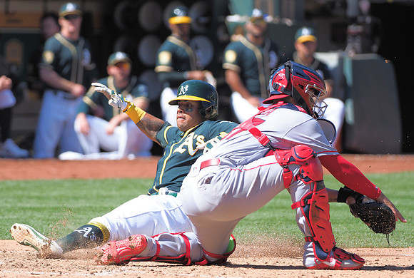 MLB: Los Angeles Angels at Oakland Athletics