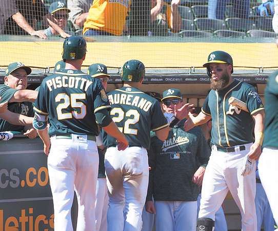 MLB: Los Angeles Angels at Oakland Athletics
