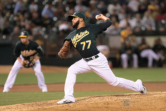 MLB: Cleveland Indians at Oakland Athletics