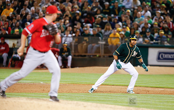 MLB: Los Angeles Angels at Oakland Athletics