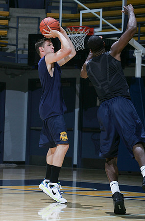 Cal Men's Basketball Practice
