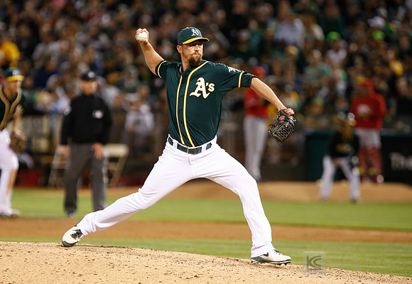 MLB: Los Angeles Angels at Oakland Athletics