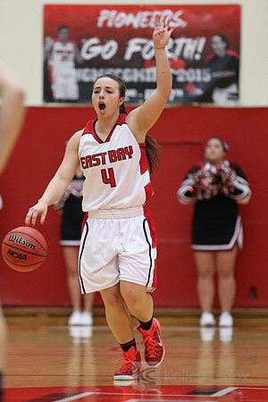 Cal State East Bay Pioneers guard Shannon Bland (4)