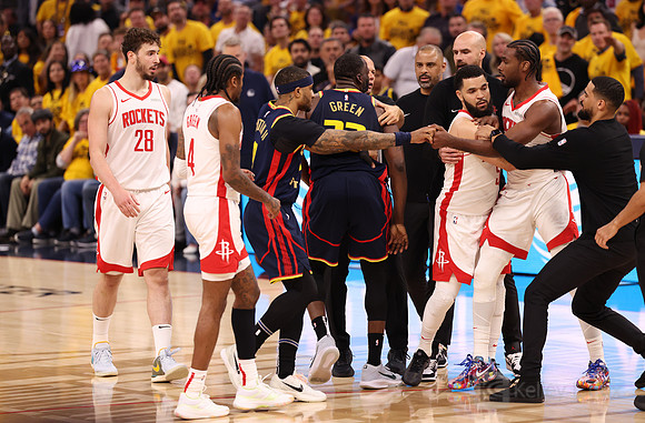 NBA: Playoffs-Houston Rockets at Golden State Warriors