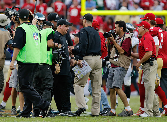NFL: Philadelphia Eagles at San Francisco 49ers