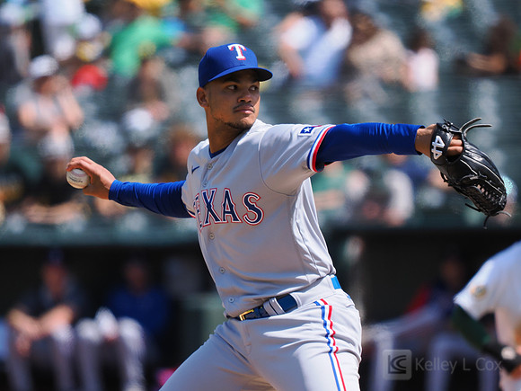 MLB: Texas Rangers at Oakland Athletics
