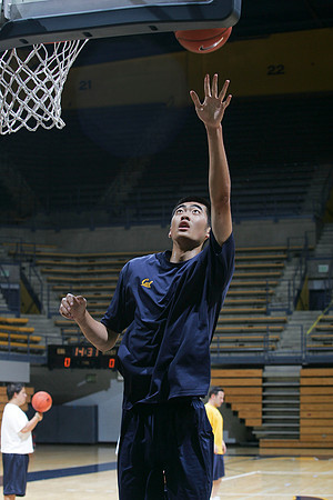 Cal Men's Basketball Practice