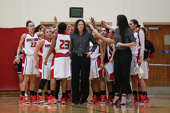 Cal State East Bay Pioneers head coach Suzy Barcomb