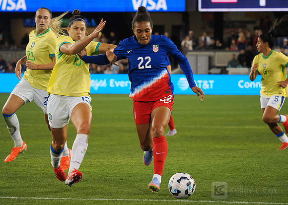 Soccer: International Women's Friendly-Brazil at USWNT