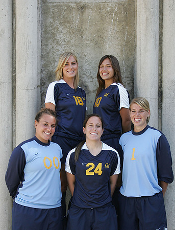 Cal Women's Soccer Head Shots