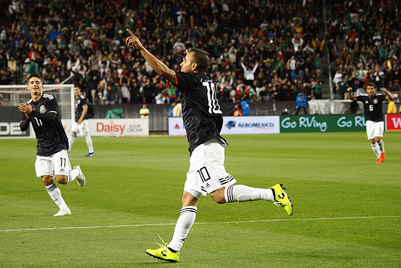 Soccer: Paraguay at Mexico