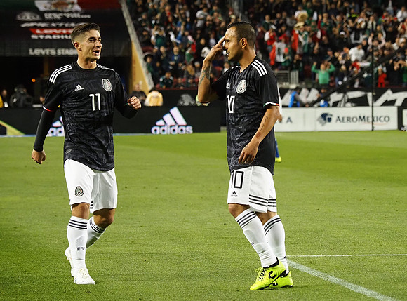 Soccer: Paraguay at Mexico