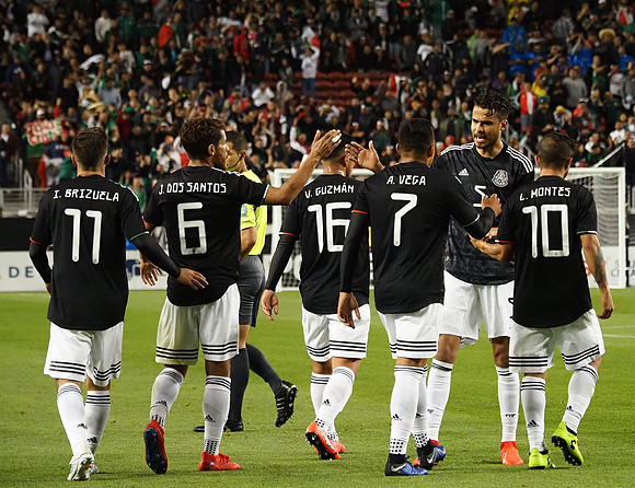 Soccer: Paraguay at Mexico