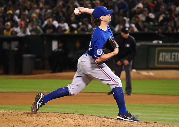 MLB: Texas Rangers at Oakland Athletics