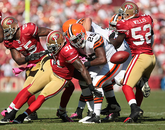 NFL: Browns at 49ers