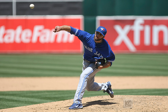 MLB: Toronto Blue Jays at Oakland Athletics