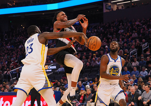 NBA: Portland Trail Blazers at Golden State Warriors