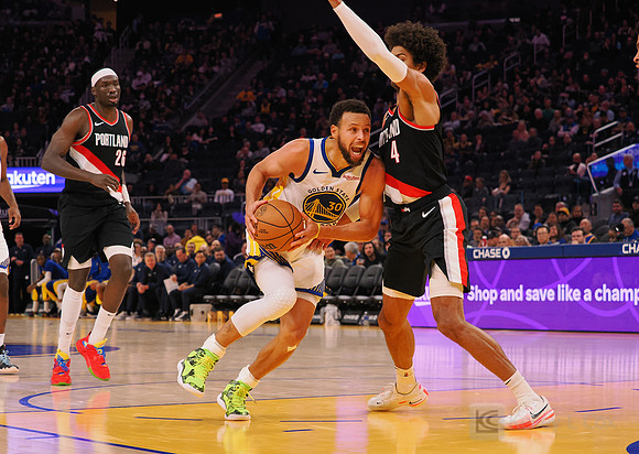 NBA: Portland Trail Blazers at Golden State Warriors