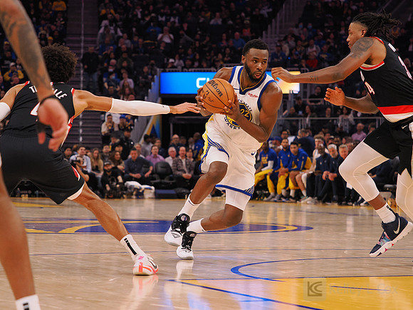 NBA: Portland Trail Blazers at Golden State Warriors