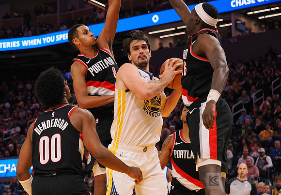 NBA: Portland Trail Blazers at Golden State Warriors