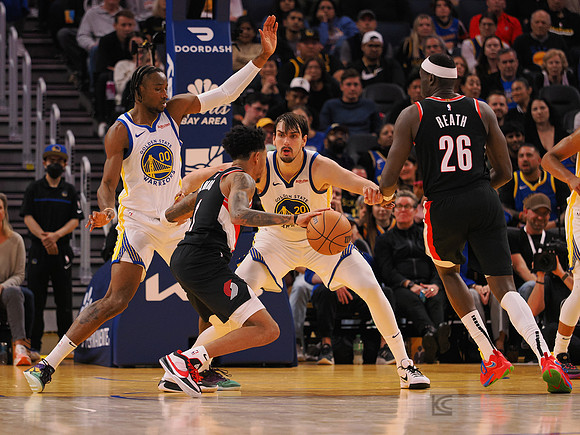 NBA: Portland Trail Blazers at Golden State Warriors
