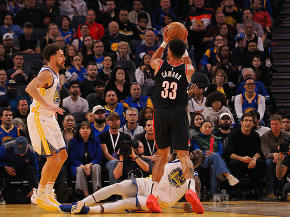 NBA: Portland Trail Blazers at Golden State Warriors