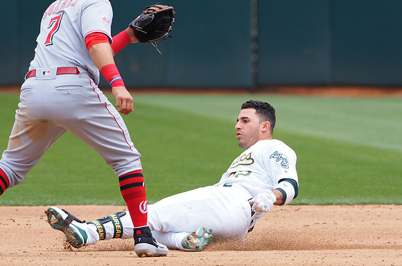 MLB: Cincinnati Reds at Oakland Athletics