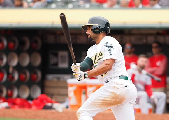 MLB: Cincinnati Reds at Oakland Athletics