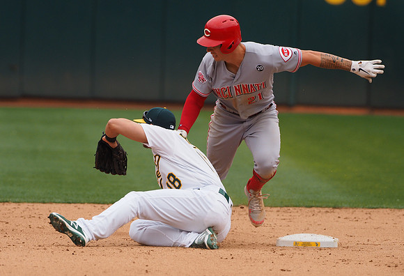 MLB: Cincinnati Reds at Oakland Athletics