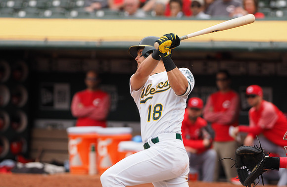MLB: Cincinnati Reds at Oakland Athletics