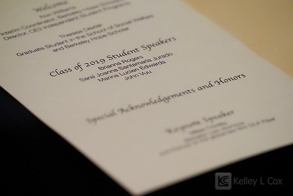 Berkeley Hope Scholars: 2019 Senior Ceremony
