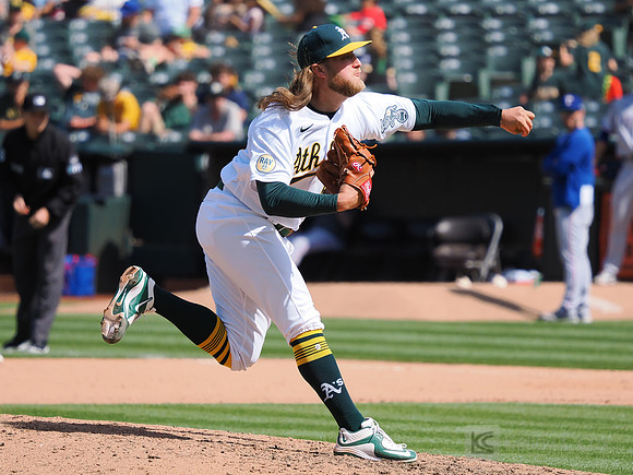 MLB: Texas Rangers at Oakland Athletics