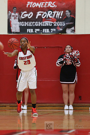Cal State East Bay Pioneers forward Tori Breshers (23)