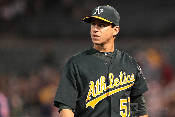 MLB: Cleveland Indians at Oakland Athletics