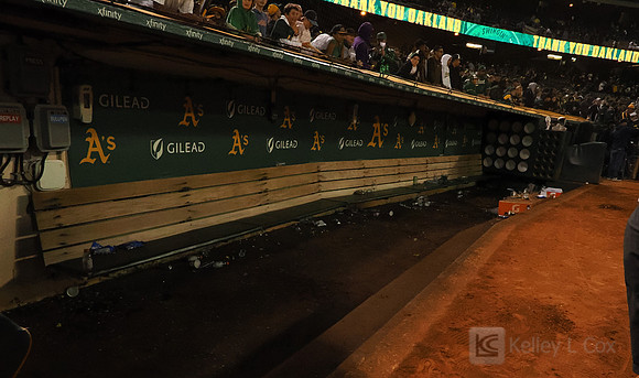 MLB: Texas Rangers at Oakland Athletics