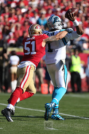 NFL: Carolina Panthers at San Francisco 49ers