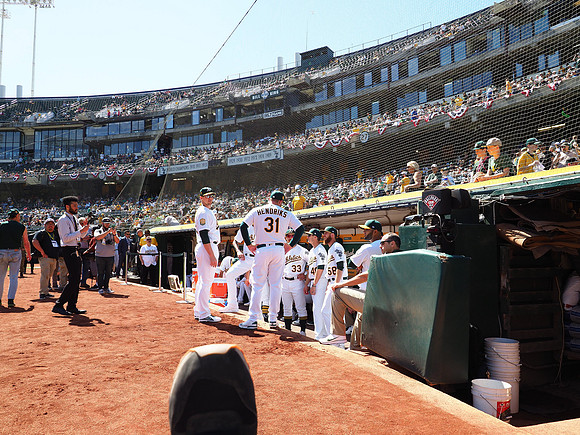 MLB: Los Angeles Angels at Oakland Athletics