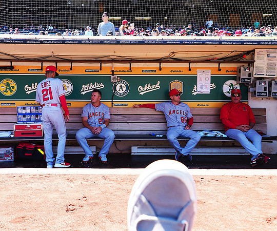 MLB: Los Angeles Angels at Oakland Athletics