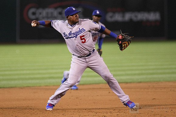 MLB: Los Angeles Dodgers at Oakland Athletics