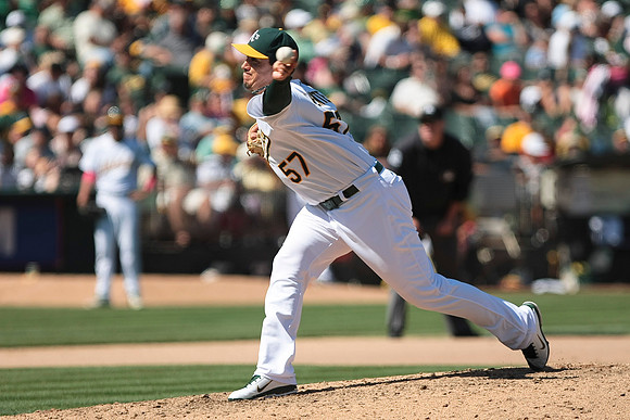 MLB: Seattle Mariners at Oakland Athletics