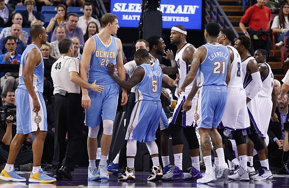 NBA: Denver Nuggets at Sacramento Kings