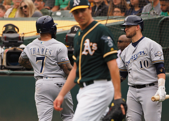 MLB: Milwaukee Brewers at Oakland Athletics