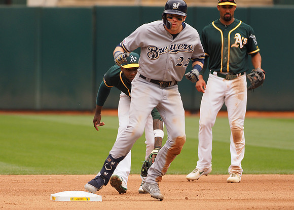 MLB: Milwaukee Brewers at Oakland Athletics