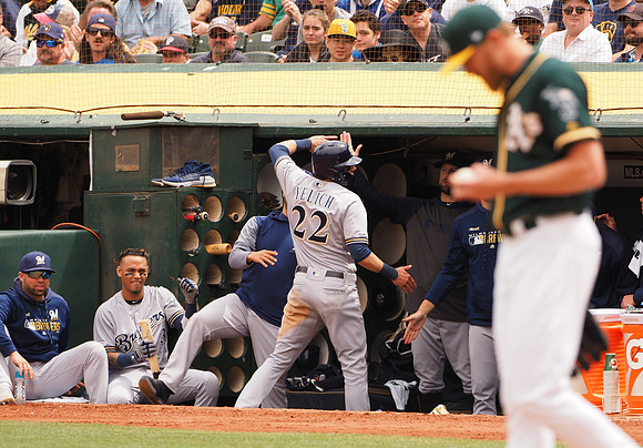 MLB: Milwaukee Brewers at Oakland Athletics