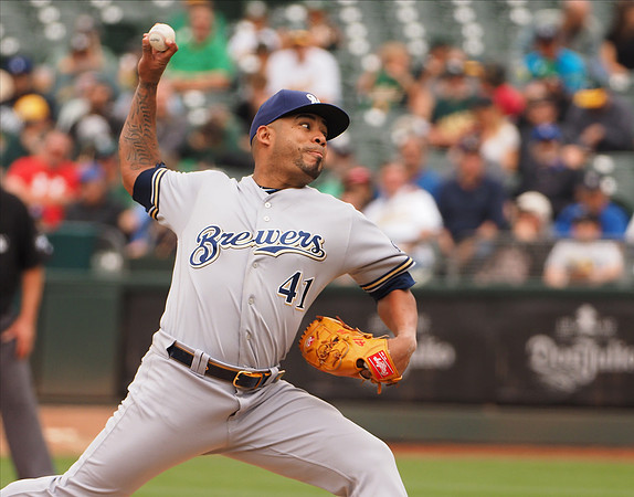 MLB: Milwaukee Brewers at Oakland Athletics