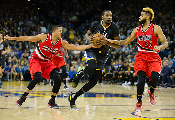 NBA: Portland Trail Blazers at Golden State Warriors